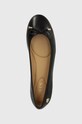 Шкіряні балетки Lauren Ralph Lauren Jayna чорний 802940603001.001