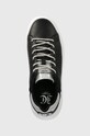 Just Cavalli sneakersy skórzane czarny 76RA3SB1ZP409E21