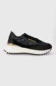 Just Cavalli sneakersy tekstylny czarny 76RA3SD5ZSA63899