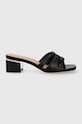 Aldo ciabatte slide NAJLA finta pelle fiore nero 13542856.NAJLA