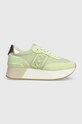 Liu Jo sneakersy DREAMY 02 tekstylny zielony BA4081PX031S3276
