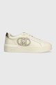 Liu Jo sneakersy skórzane SILVIA 93 imitacja skóry licowej beżowy BA4041PX026S1185