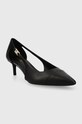 MICHAEL Michael Kors stilettos de piele Veronica 40H3VRMP1L.001 negru SS24