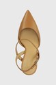 Δερμάτινες γόβες MICHAEL Michael Kors Ava καφέ 40R4AVHP1L.174