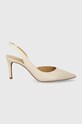 Шкіряні туфлі MICHAEL Michael Kors Alina шпилька бежевий 40R4HNMP1L.289
