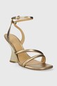 MICHAEL Michael Kors sandali in pelle Nadina 40R4NDHS2M.740 oro SS24
