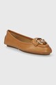 MICHAEL Michael Kors baleriny skórzane Lillie 40R9LIFP2L.174 brązowy SS24