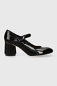 AGL pantofi de piele DORICA gros negru D271001PCKB1201013