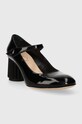 AGL pantofi de piele DORICA D271001PCKB1201013 negru SS24