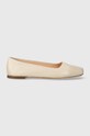 AGL baleriny skórzane RINA D550001PCSOFTY0119 beżowy SS24