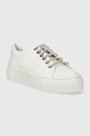AGL sneakers din piele CRYSTAL D925270PGKV019A634 alb SS24