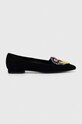 Balerinke iz semiša Kat Maconie Darya črna DARYA.BLACK