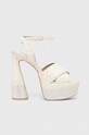 Замшеві сандалі Kat Maconie Cady платформа бежевий CADY.COCO.CREAM