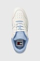 Kožne tenisice Tommy Jeans TJW RETRO BASKET ESS plava EN0EN02505