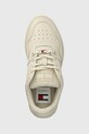 Tommy Jeans sneakersy TJW RETRO BASKET FLATFORM ESS beżowy EN0EN02506