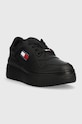Tommy Jeans sneakersy TJW RETRO BASKET FLATFORM ESS EN0EN02506 czarny SS25