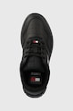 Tommy Jeans sneakersy TJW RETRO BASKET FLATFORM ESS czarny EN0EN02506