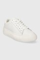 Tommy Jeans sneakers din piele TJW LEATHER CUPSOLE ESS EN0EN02507 alb SS24