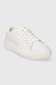 Tommy Jeans sneakers din piele TJW LEATHER CUPSOLE ESS EN0EN02507 alb SS24