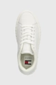 bianco Tommy Jeans sneakers in pelle TJW LEATHER CUPSOLE ESS