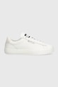 Маратонки Tommy Jeans TJW CUPSOLE SNEAKER ESS еко велур бял EN0EN02508