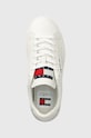 Маратонки Tommy Jeans TJW CUPSOLE SNEAKER ESS бял EN0EN02508