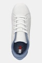 Kožené sneakers boty Tommy Jeans TJW FLATFORM ESS bílá EN0EN02518