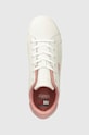 Tommy Jeans sneakersy skórzane TJW FLATFORM ESS różowy EN0EN02518