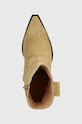 Copenhagen cizme de cowboy din piele intoarsa CPH238 suede bej CPH238