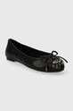 Usnjene balerinke Kurt Geiger London Eye Emb Ballerina 1289000109.BLACK črna SS24