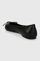Încălțăminte Kurt Geiger London balerini de piele Eye Emb Ballerina 1289000109.BLACK negru