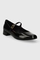 Kurt Geiger London baleriny skórzane Regent Low Mary Jane 1292600109.BLACK czarny SS24