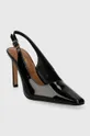 Шкіряні туфлі Kurt Geiger London Regent 90 Slingback чорний