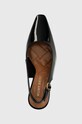 Kurt Geiger London szpilki skórzane Regent 90 Slingback czarny 1292800309.BLACK