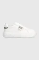 λευκό Δερμάτινα αθλητικά παπούτσια Pinko SS0003 P014 ZIA Γυναικεία