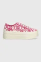 różowy Pinko sneakersy Greta Damski