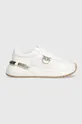 λευκό Δερμάτινα αθλητικά παπούτσια Pinko SS0019 P001 Z1B Γυναικεία