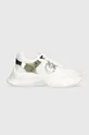 λευκό Δερμάτινα αθλητικά παπούτσια Pinko SS0027 P025 Z1B Γυναικεία