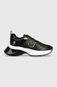 Pinko sneakers din piele SS0027 P025 Z99 sintetic negru SS0027.P025.Z99
