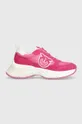 różowy Pinko sneakersy Ariel Damski
