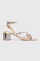 Pinko sandały Kai 08 5-8 cm srebrny SD0051.P005.U9K