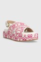 Pinko sandały Flores SD0061.T006.N17 różowy SS24
