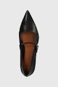 Vagabond Shoemakers baleriny skórzane HERMINE czarny 5533.001.20