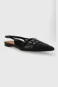 Vagabond Shoemakers bőr balerina cipő HERMINE fekete