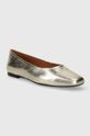 Vagabond Shoemakers baleriny skórzane JOLIN 5508.083.81 złoty SS24