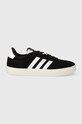Кожаные кроссовки adidas COURT кожа с покрытием чёрный ID6279