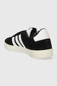 Obuwie adidas sneakersy skórzane Vl Court ID6279 czarny