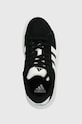 Semišové tenisky adidas Grand Court Platform čierna IE1102