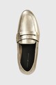 Шкіряні мокасини Tommy Hilfiger ESSENTIAL GOLDEN LOAFER золотий FW0FW07864