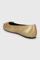 Взуття Шкіряні балетки Tommy Hilfiger ESSENTIAL GOLDEN BALLERINA FW0FW07865 золотий